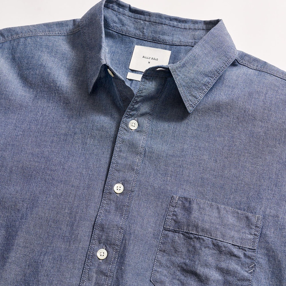 Chambray Popover Shirt – Billy Reid Chambray Popover Shirt – Billy Reid