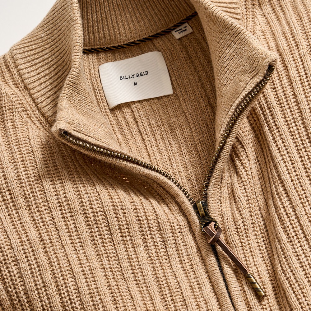 Heirloom Rib Two Way Zip Cardigan – Billy Reid
