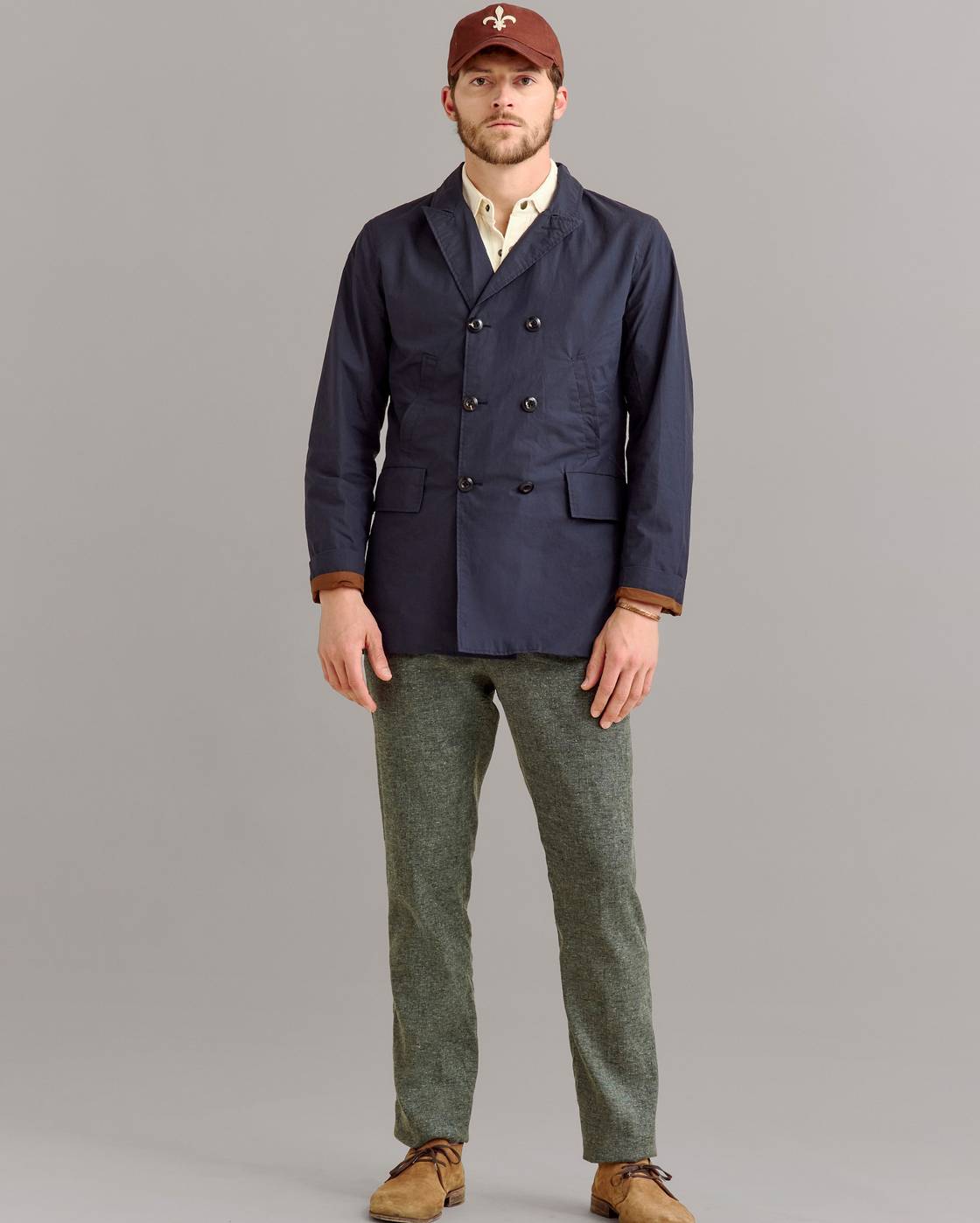 Waxed Bond Peacoat