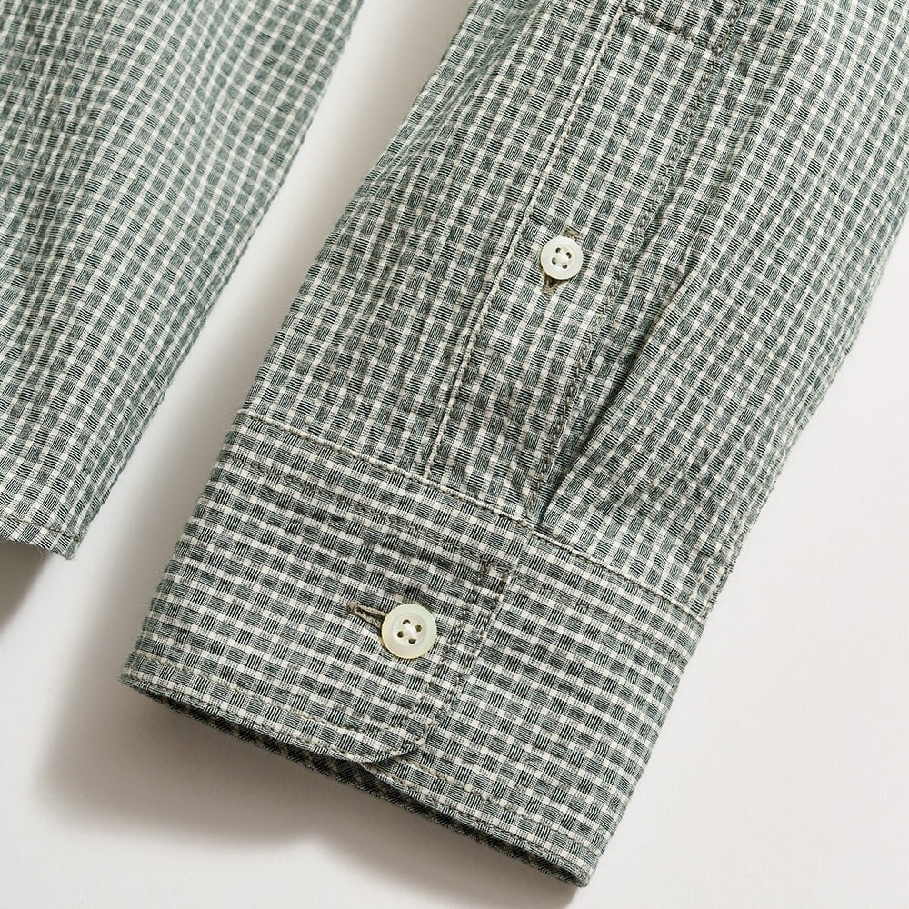 Micro-Check Seersucker Shirt – Billy Reid