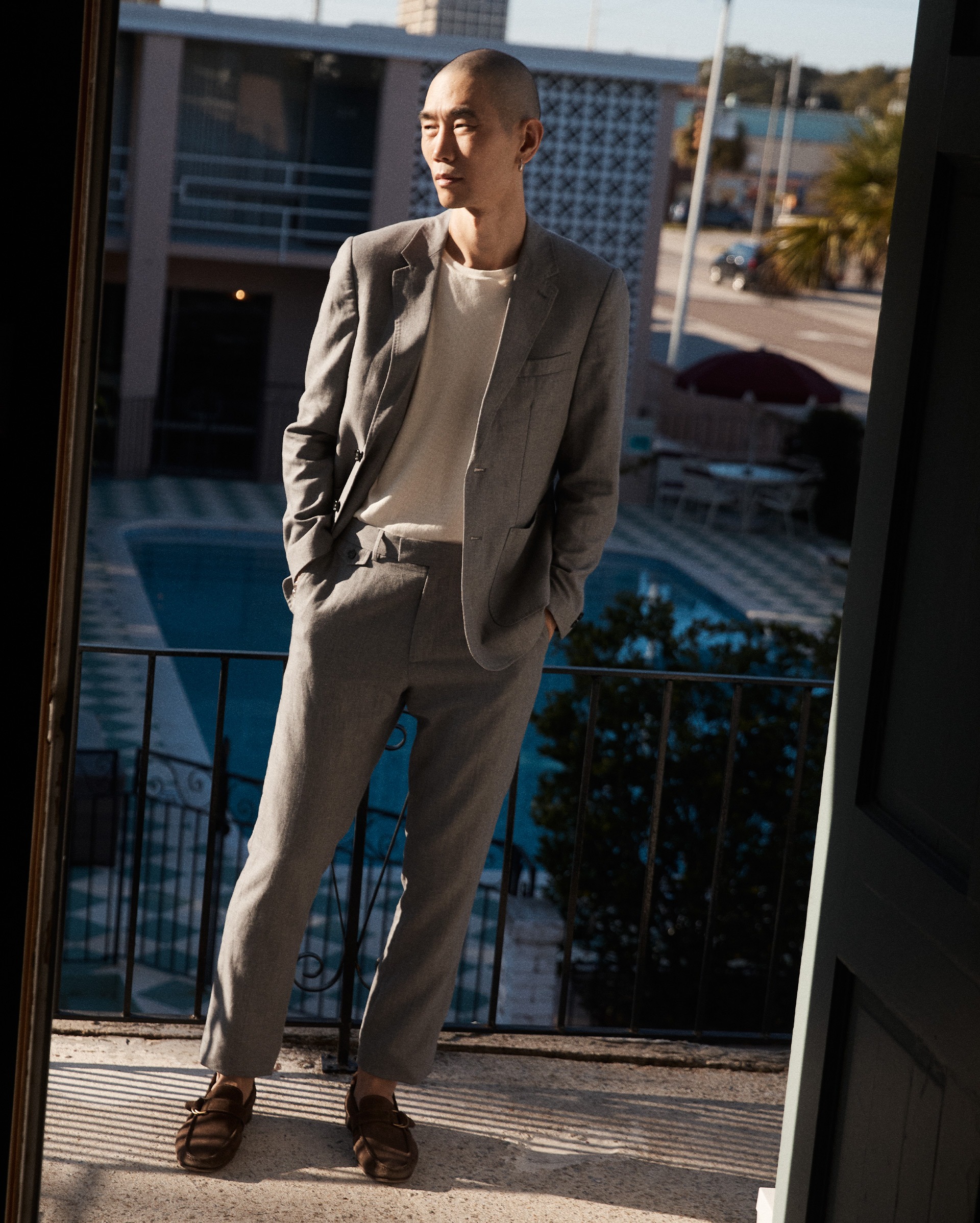 Textured Walton Jacket – Billy Reid