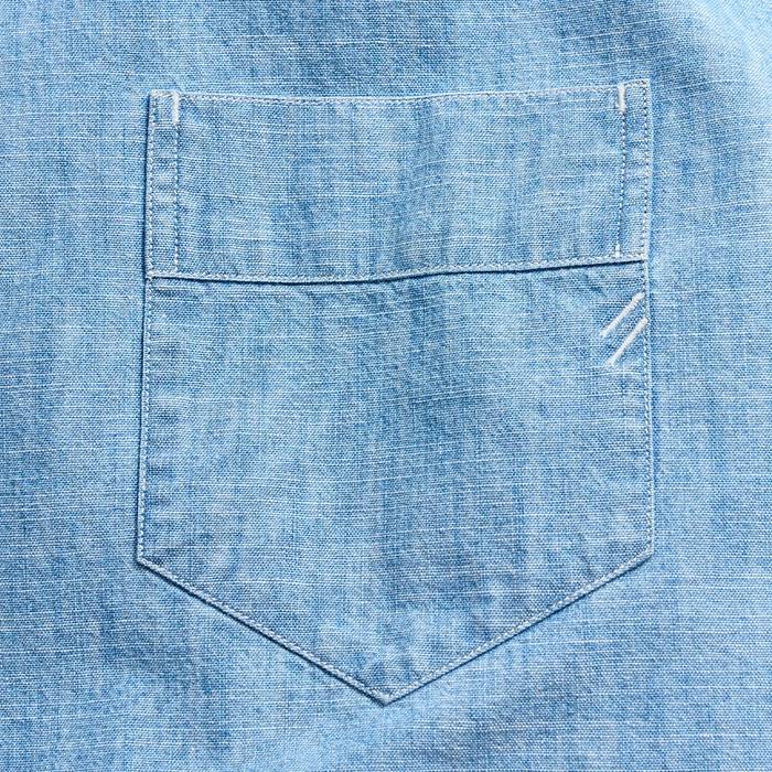 Short Sleeve Chambray Camp Shirt