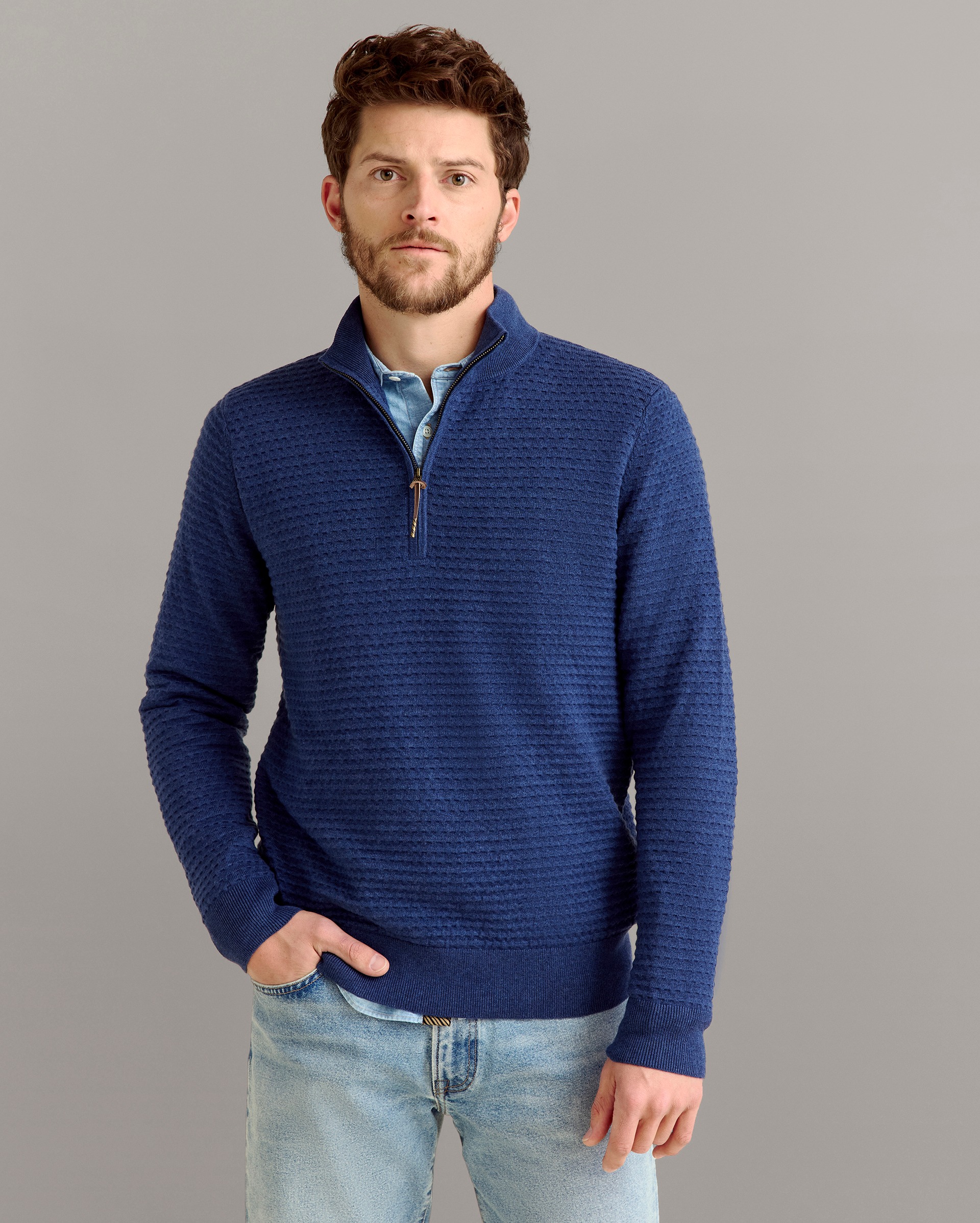 トップス 2003 STONE DoubleZip Knit Sweat トップス 2003 STONE