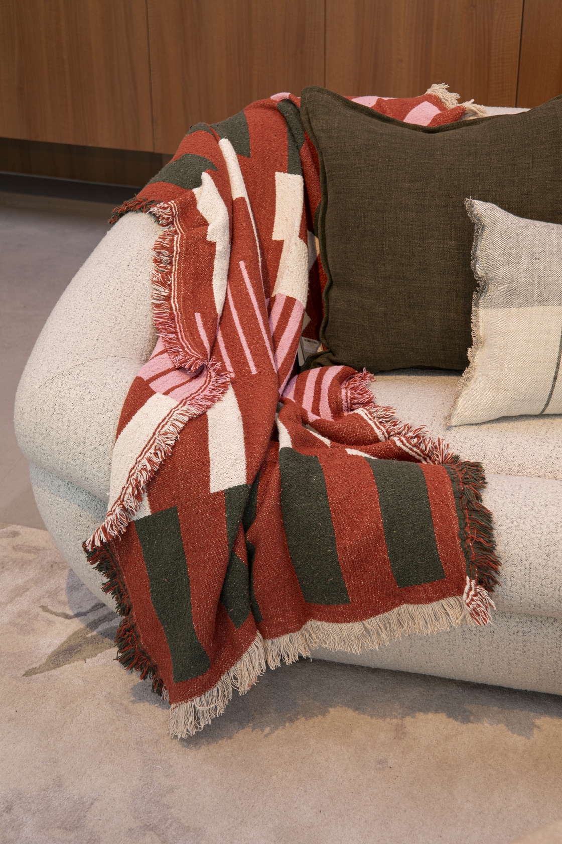 York Cotton Throw - Brown