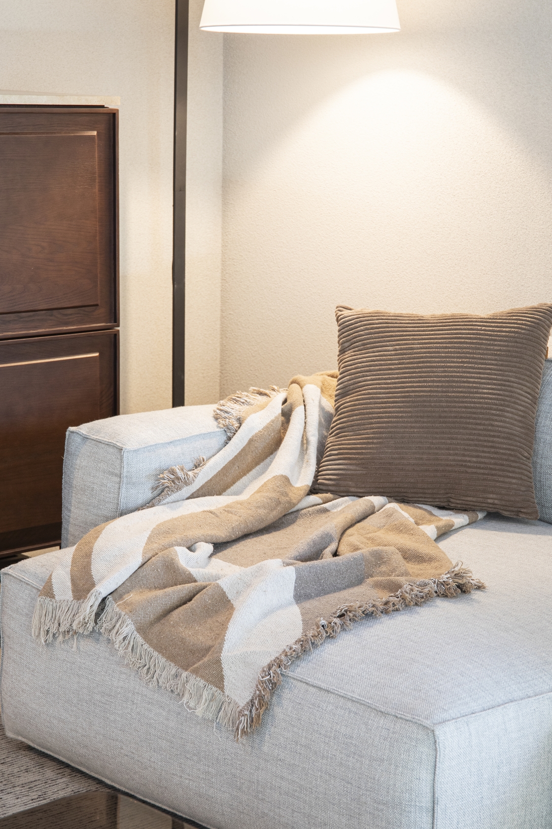 Orinoco Cotton Throw - Nature