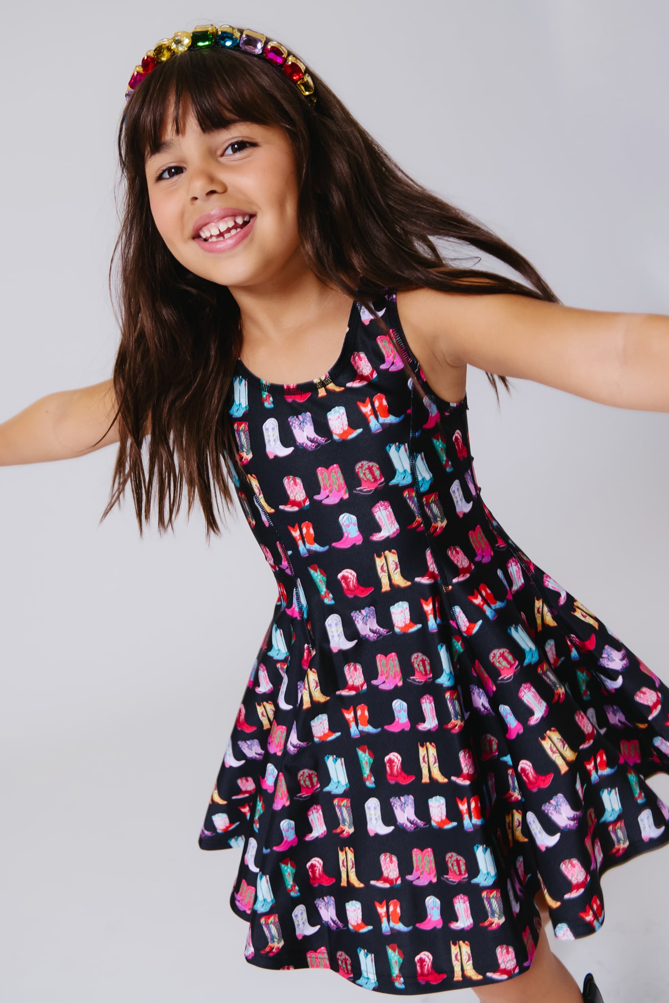 skater dress with cowboy boots What To Wear With Cowgirl Boots: Outfit Ideas to Channel Your Inner Western Girlie