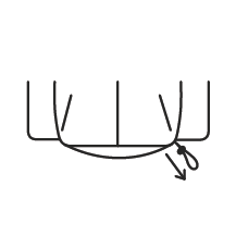 Adjustable Drawcord At Curved Hem