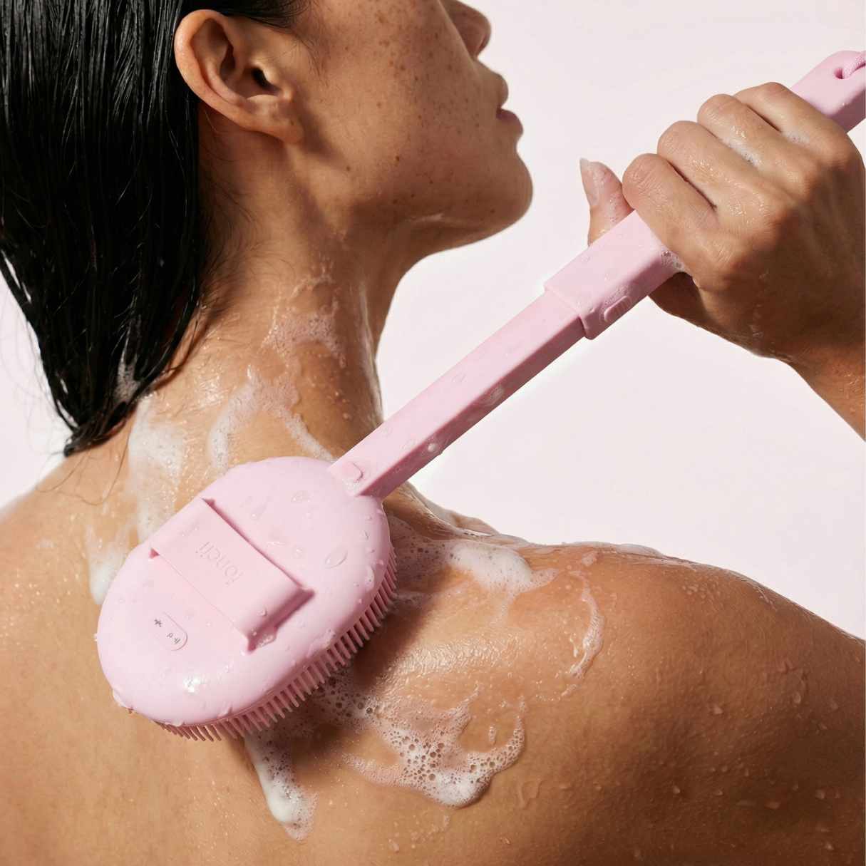 Nyla Sonic Body Brush is Made of BPA-free, ultra soft silicone