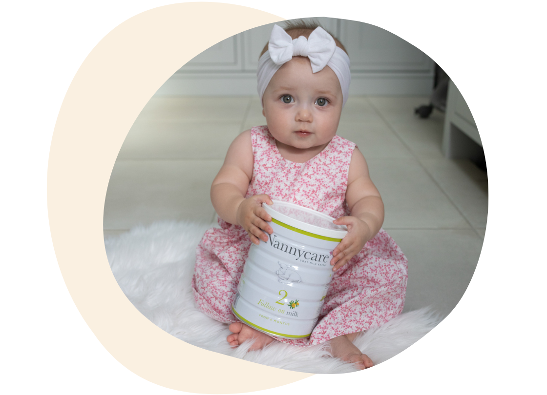 Nannycare Stage 2 (6-12 months) Follow On Goat Milk Formula – Grow Organic  Baby