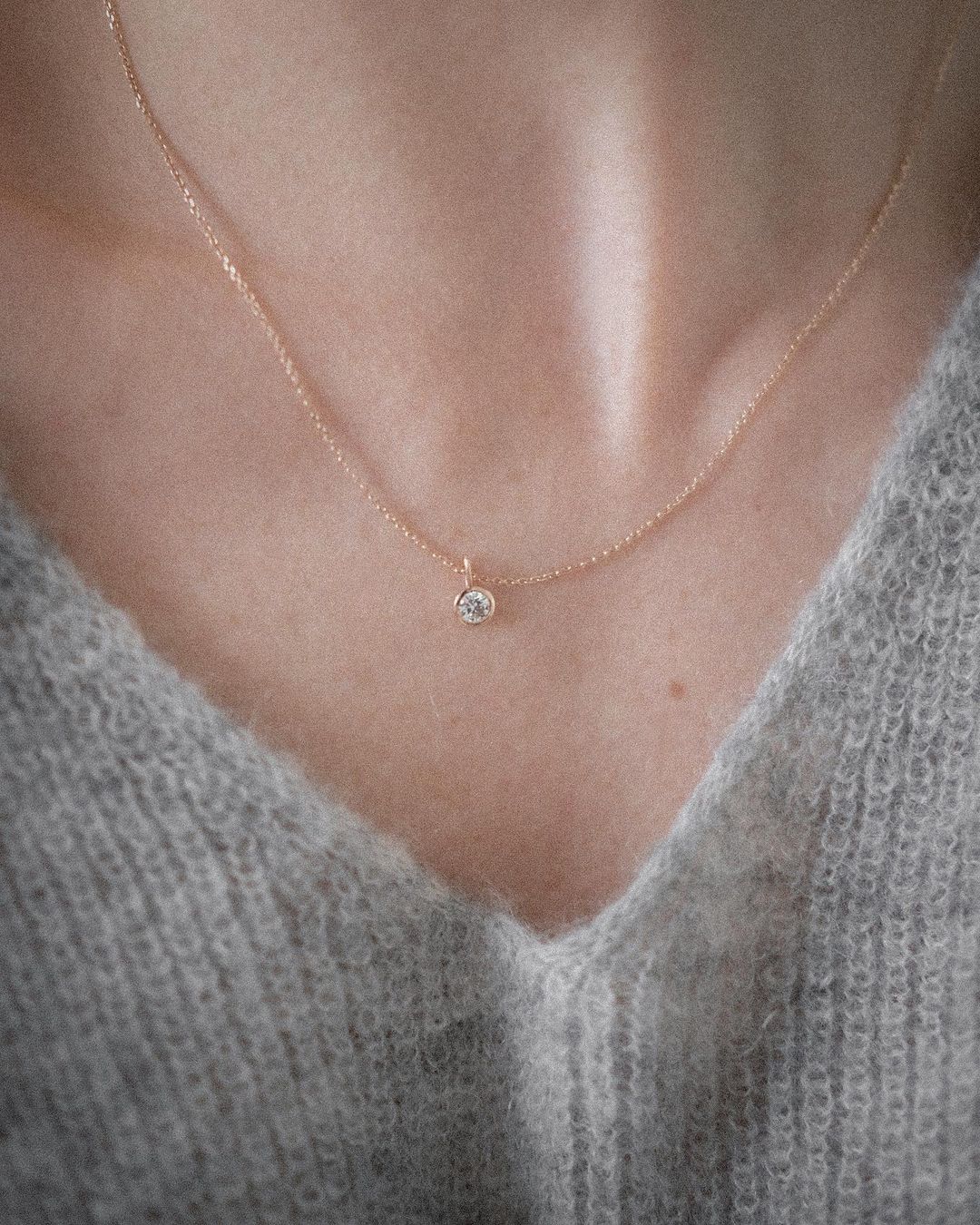 Lab-Grown Diamond Solo II Necklace Add-On | idyl