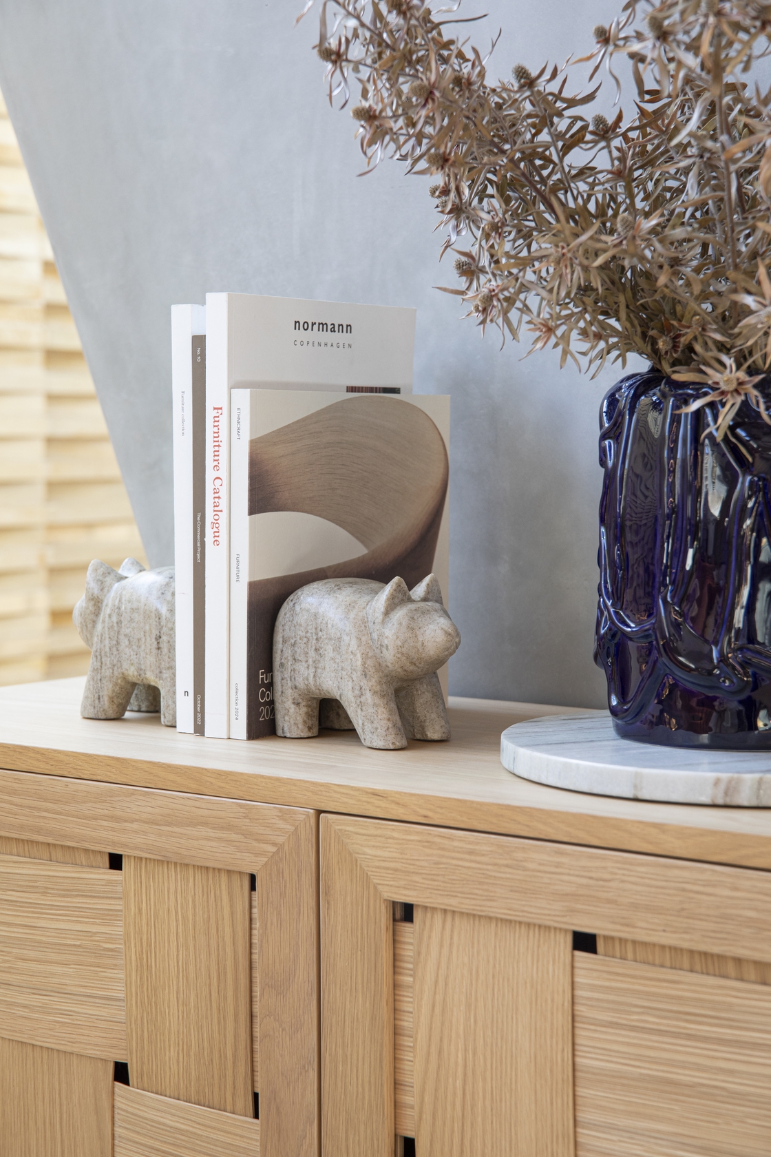 Lenora Marble Bookend - Nature