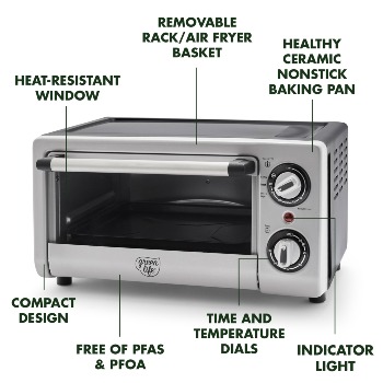 GreenLife Air Fry Oven, Turquoise