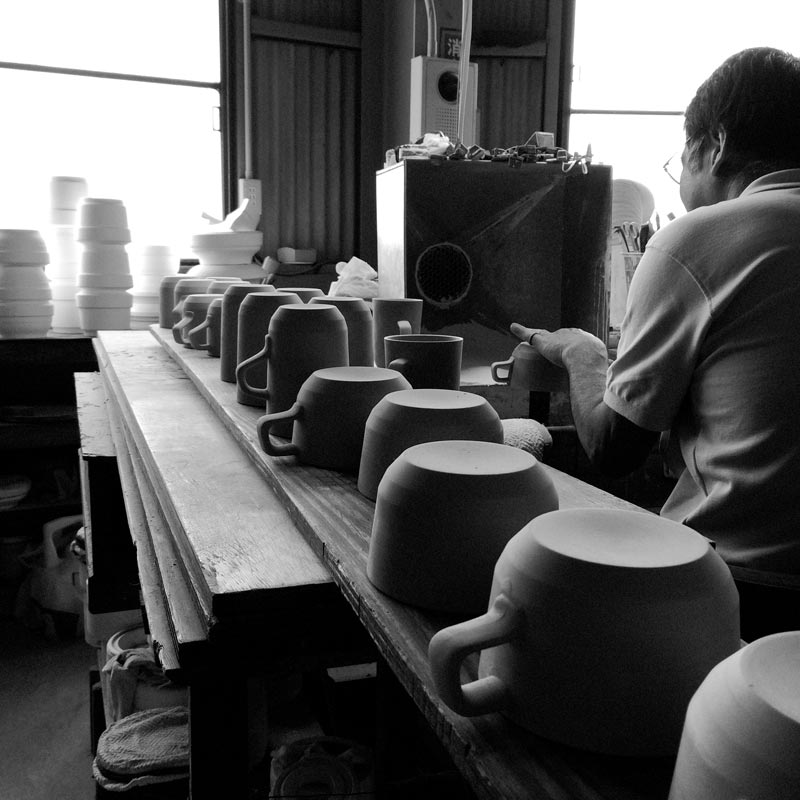 Kinto Ceramic Lab Utensil Holders, Two Sizes