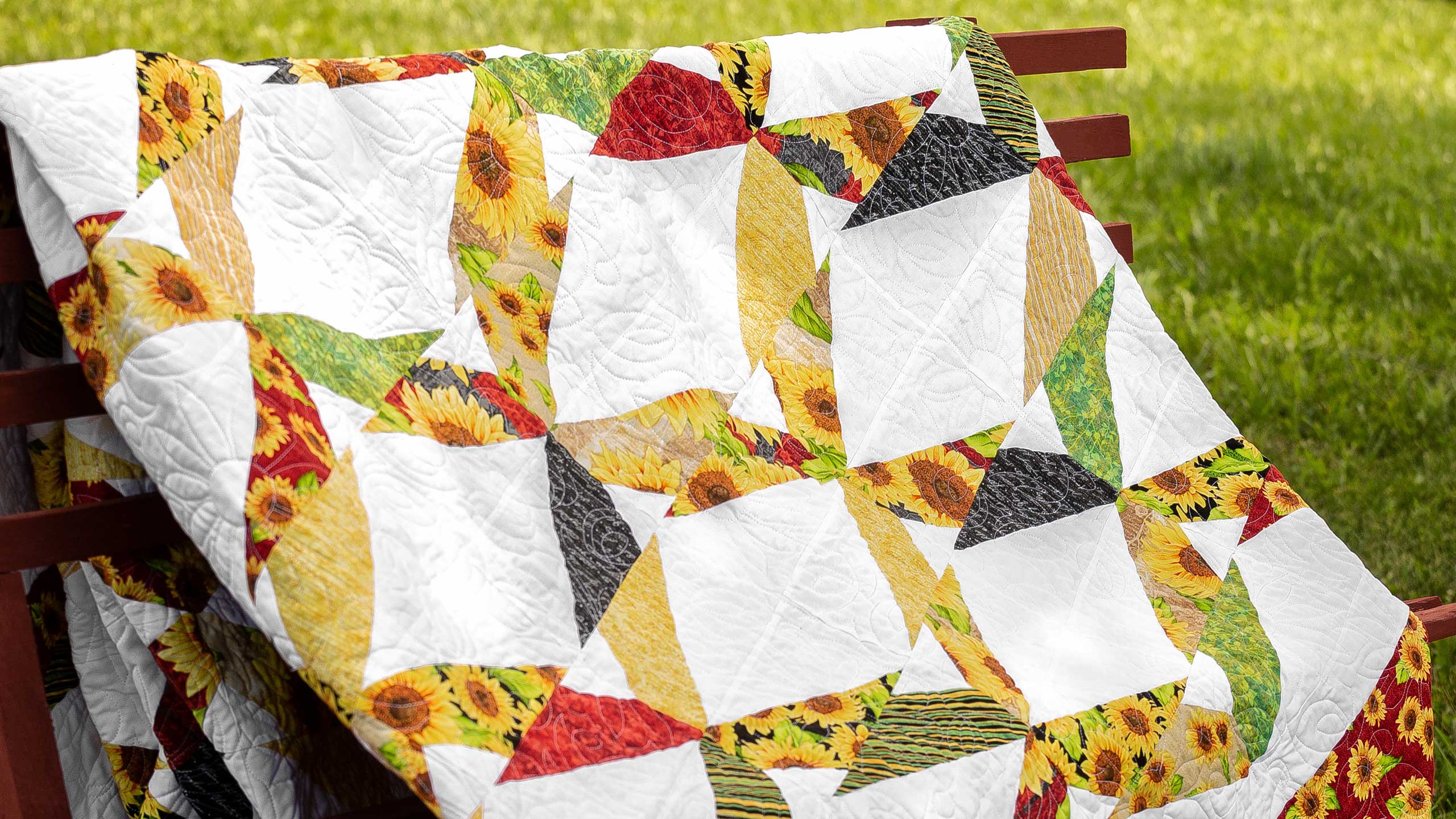 Sunshine Lattice Quilt Tutorial