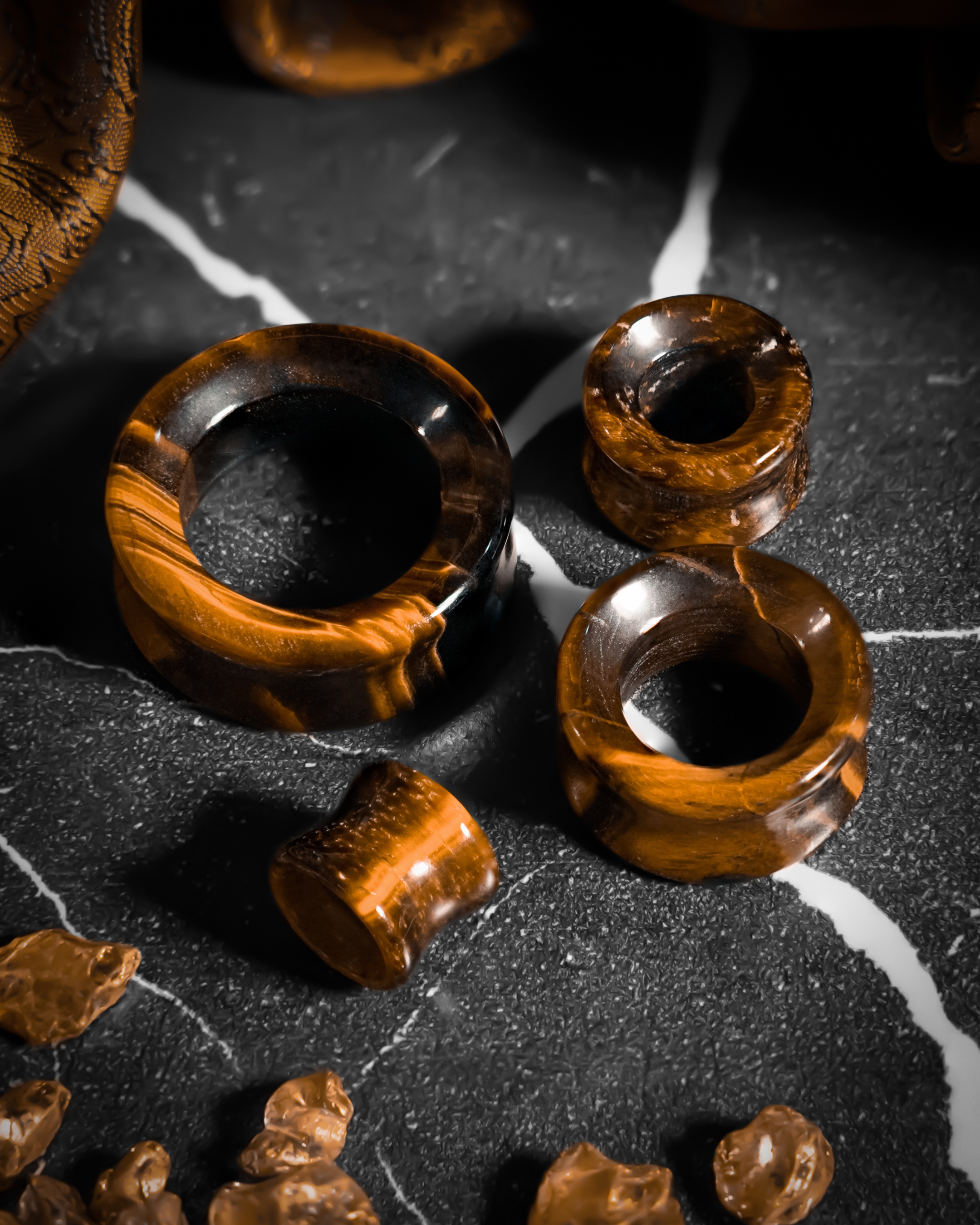 cool  Tiger Eye Stone Tunnel