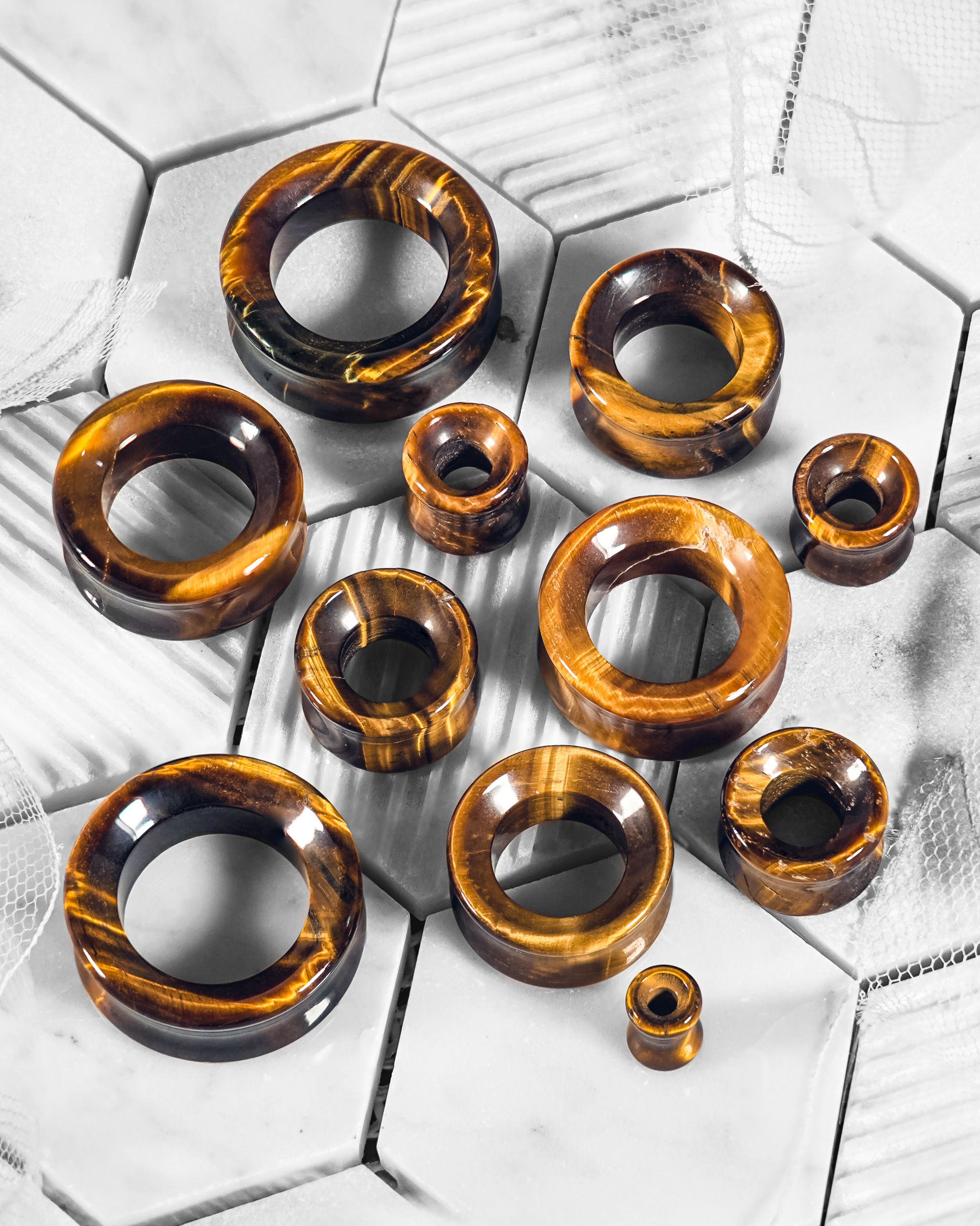 Alternative Tiger Eye Stone Tunnel