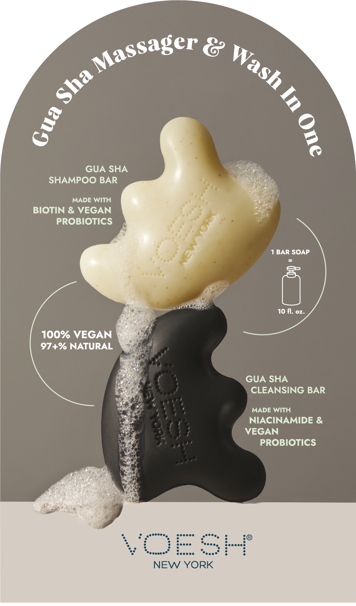 Gua Sha Bar Shelf Talker