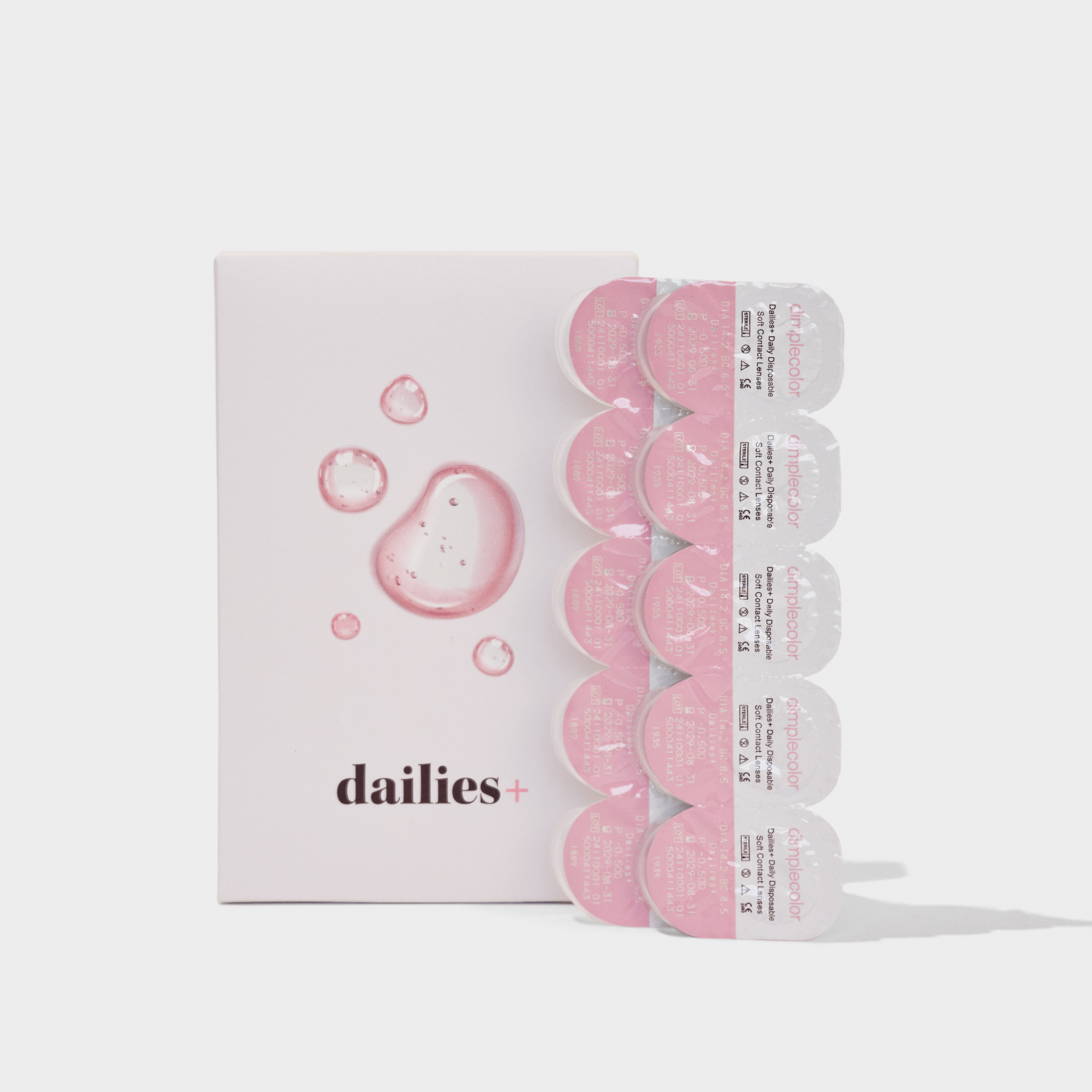Dailies+ Clear Lenses (30pc)