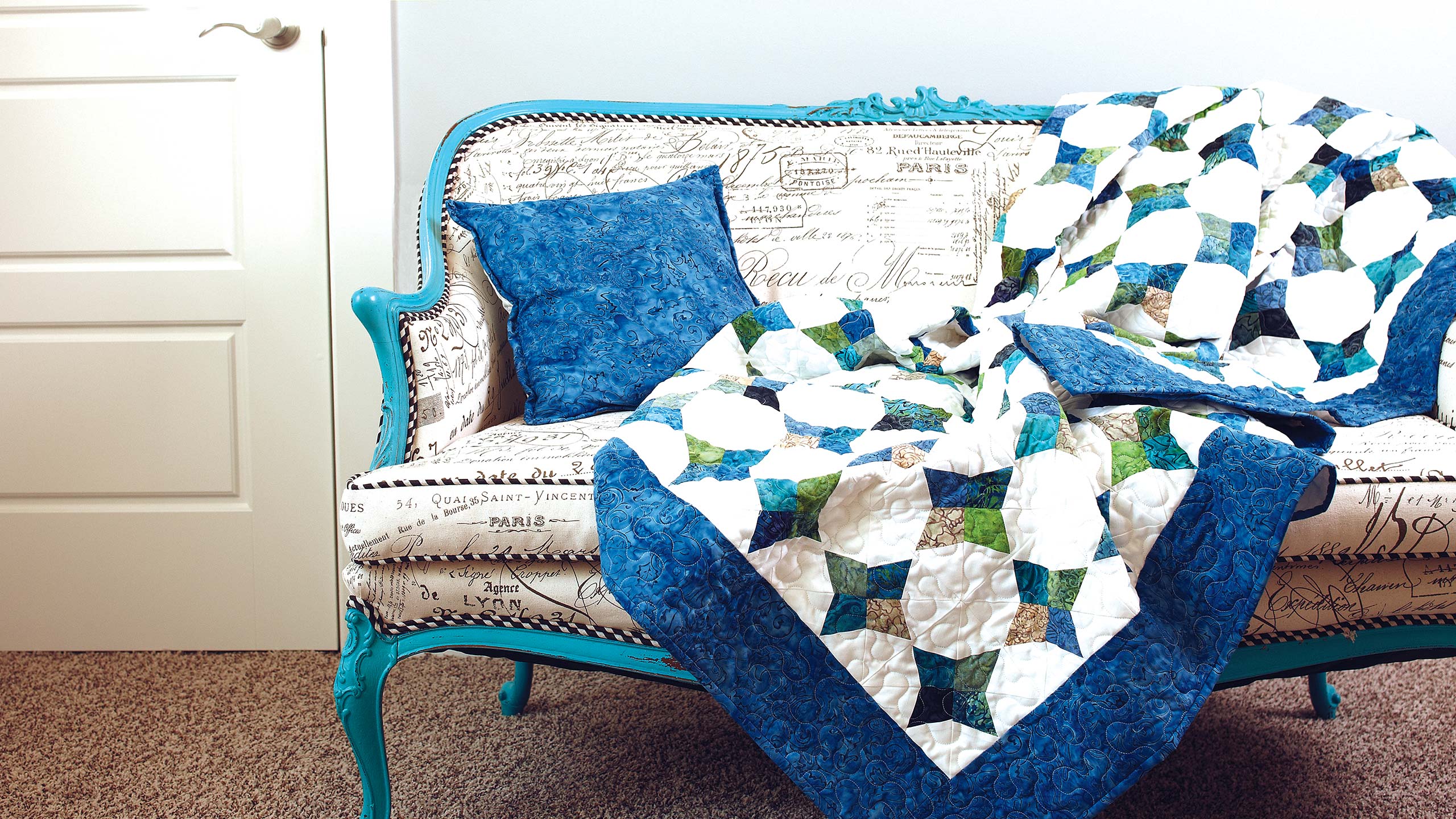 Mini Periwinkle Quilt Tutorial