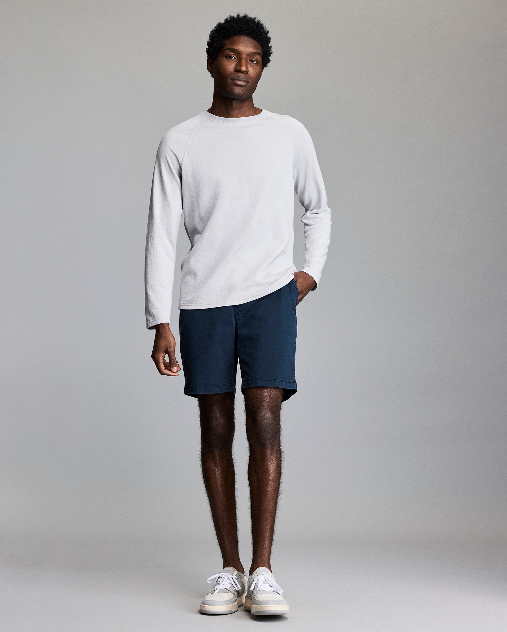 Raglan Crew - Pima Cotton Blend Crewneck | Billy Reid
