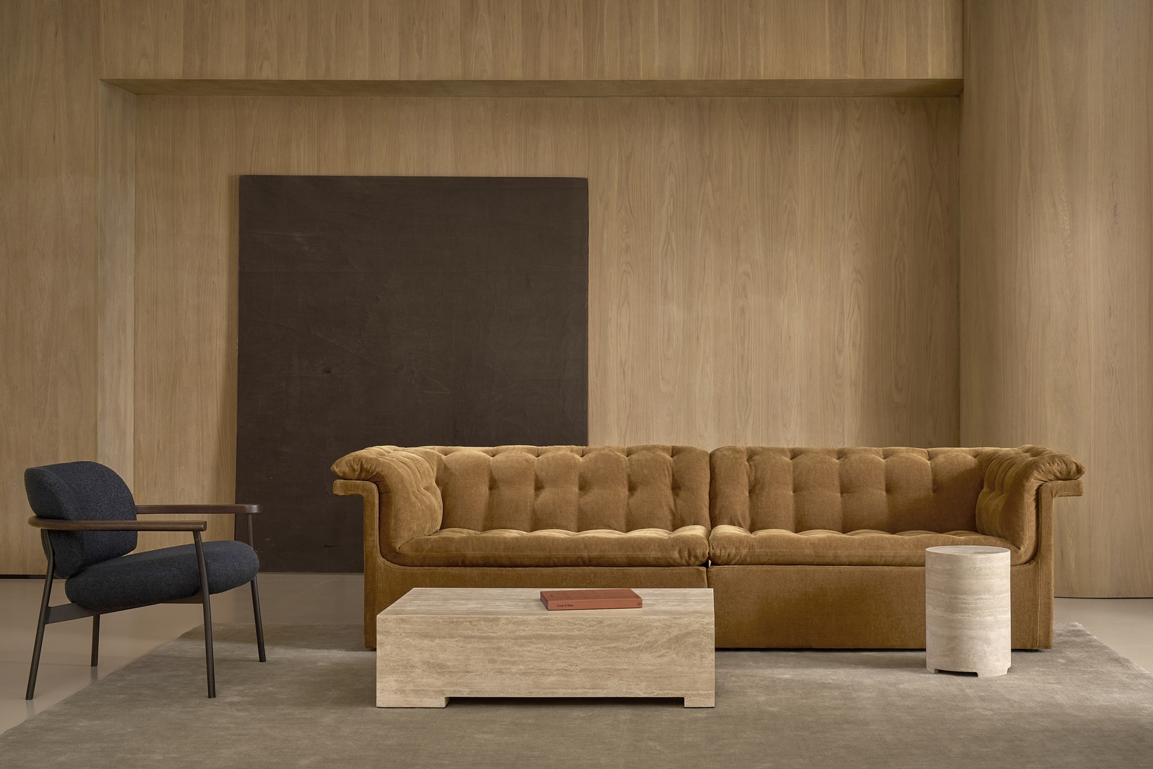 Alchemy Travertine Coffee Table