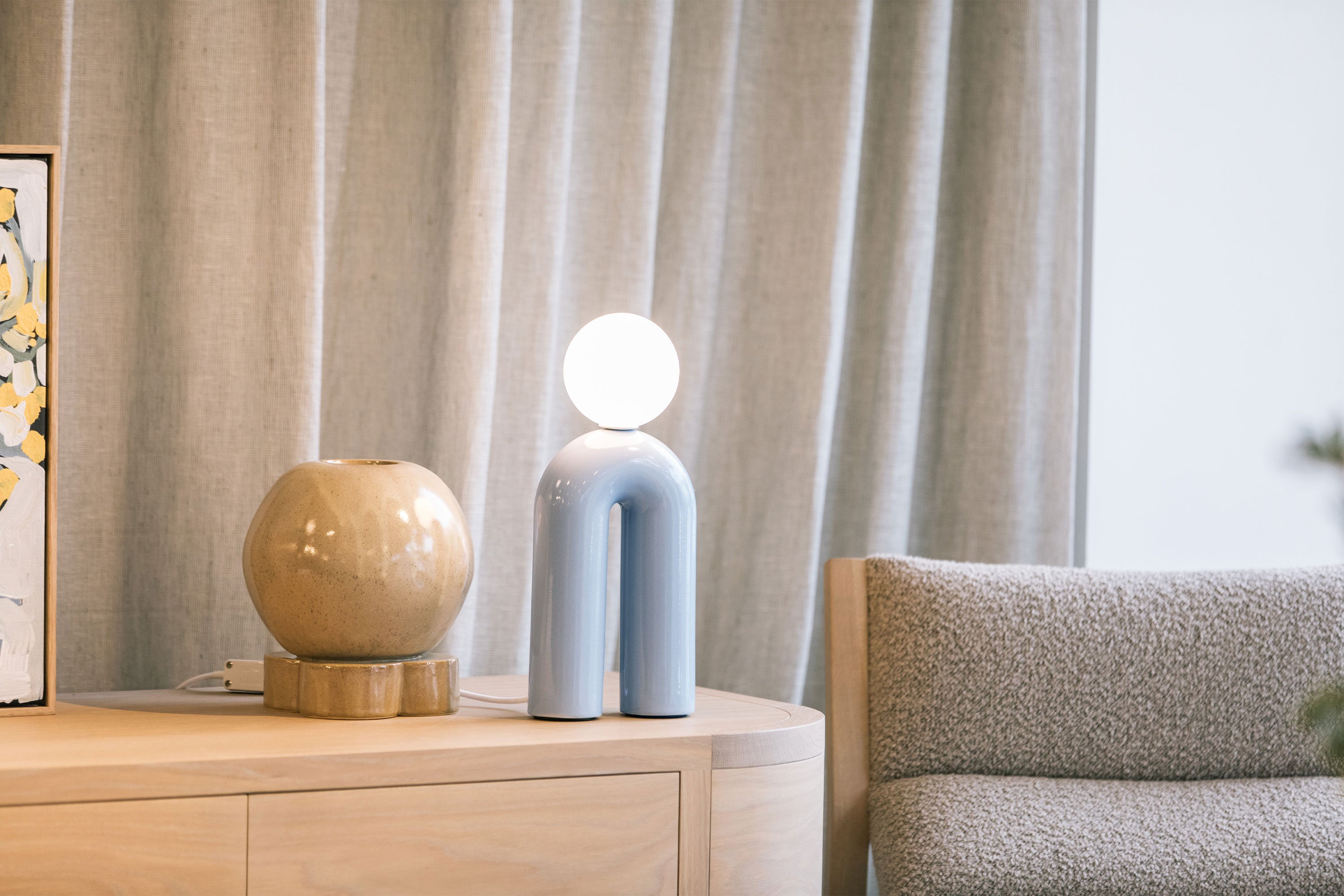 Nelly Table Light Mist Jardan