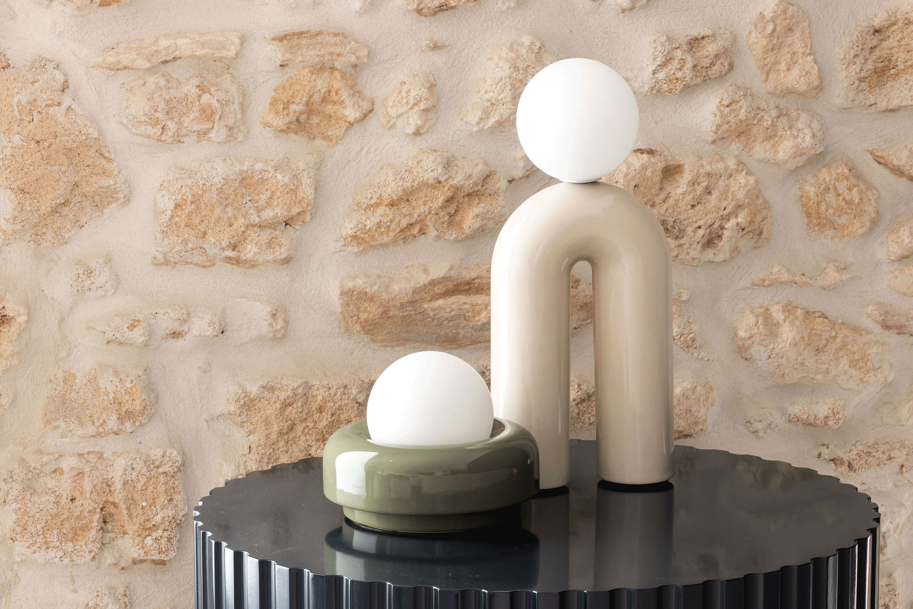 Nelly Table Light Low Olive Jardan