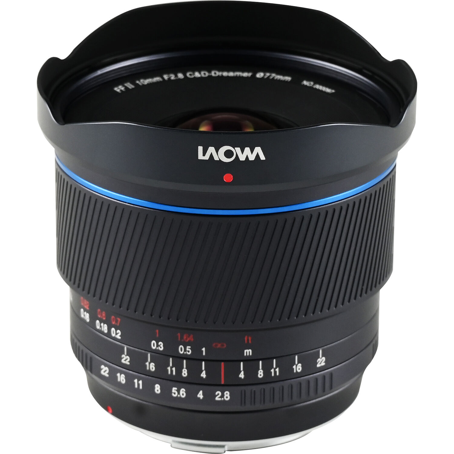 Rectilinear 10mm Full-Frame Lens with f/2.8 Aperture