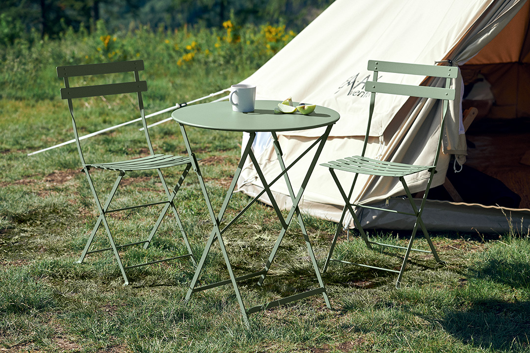 Fermob Bistro Metal Chair - Steel Grey - Floor Stock