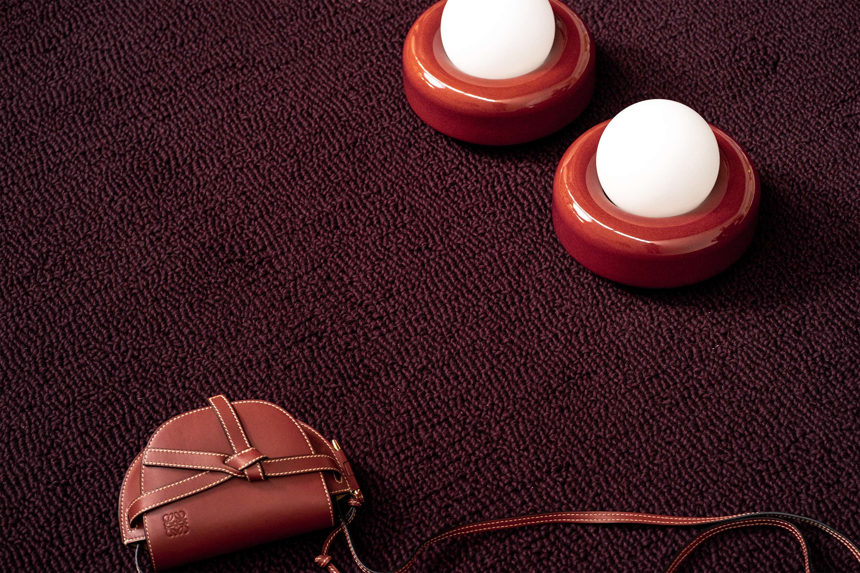 Rocky Rug in Mulberry