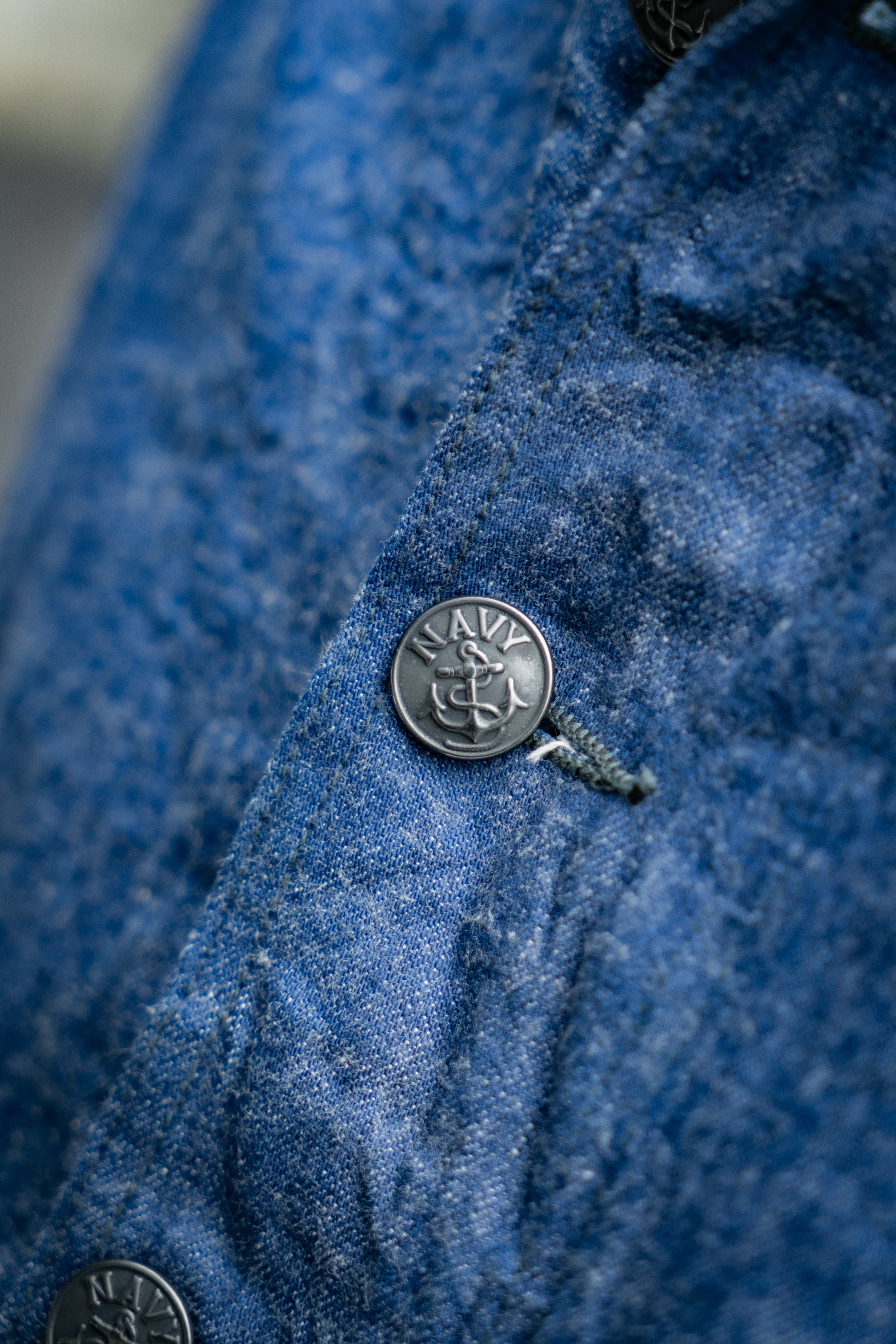 U.S. NAVY DENIM DUNGAREE JUMPER – The Real McCoy's