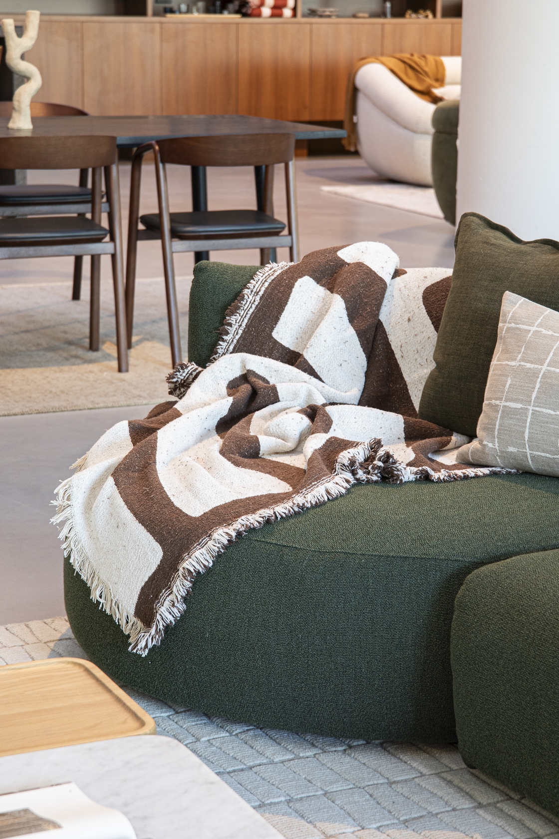Bilston Recycled Throw - Brown