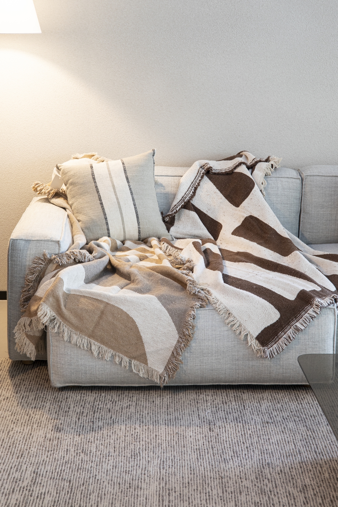 Bilston Recycled Throw - Brown