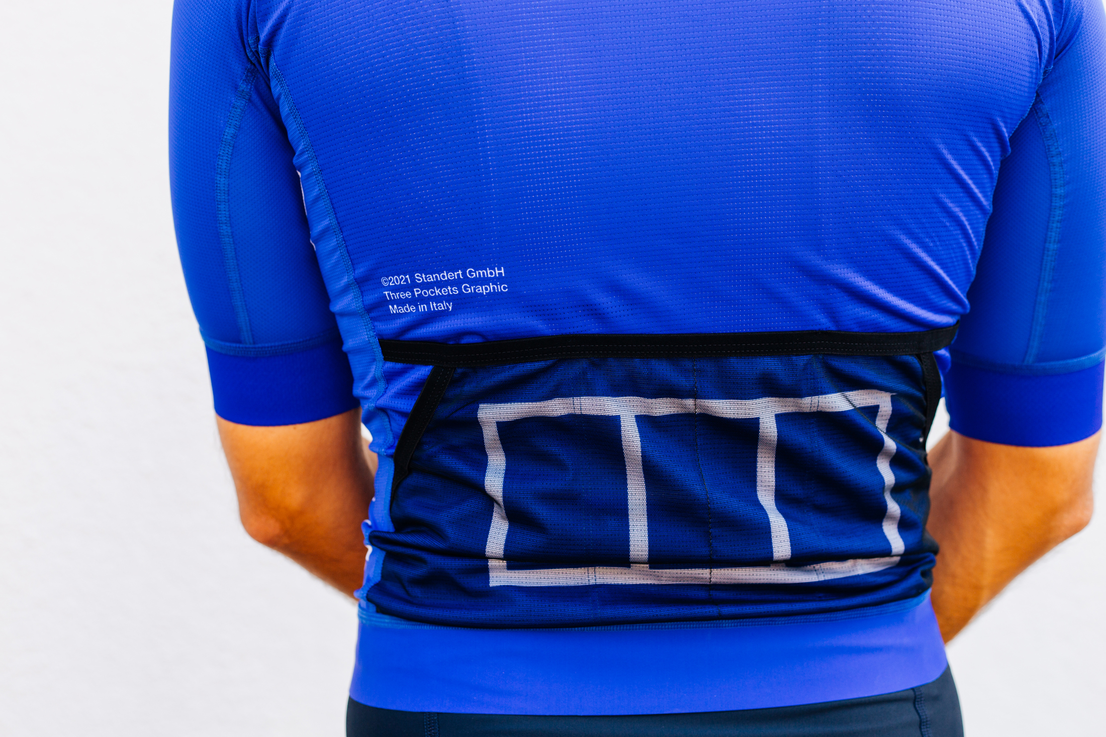 Blue Road Cycling Jersey by Standert Premium