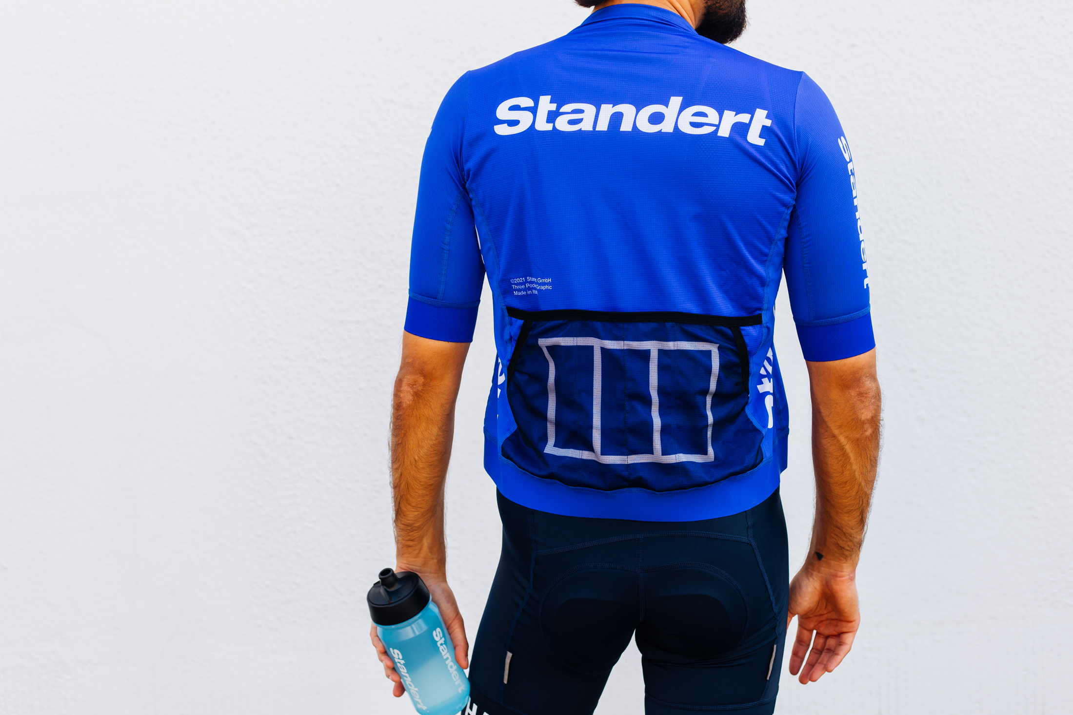 Blue Cycling Jersey by Standert Premium