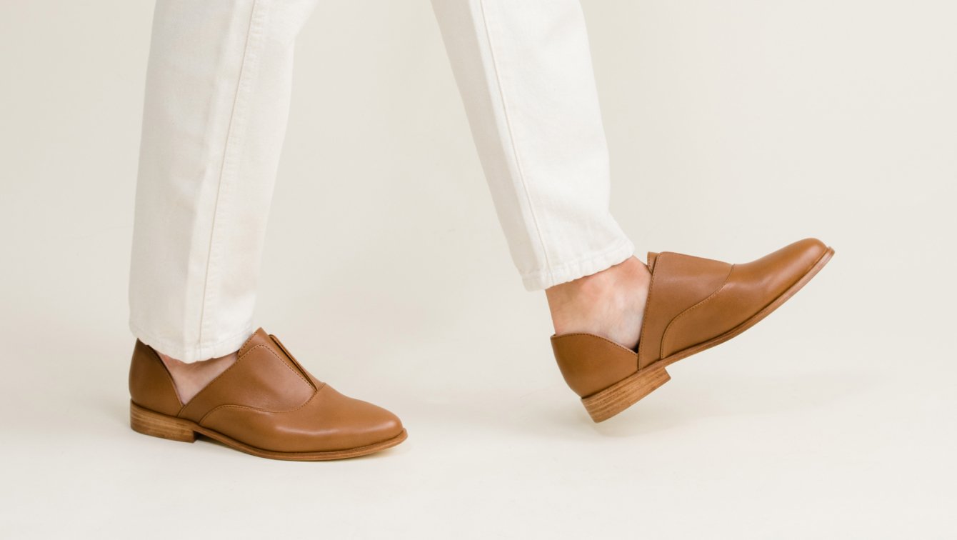 Nisolo Emma d'Orsay Oxford 2.0 Nutmeg