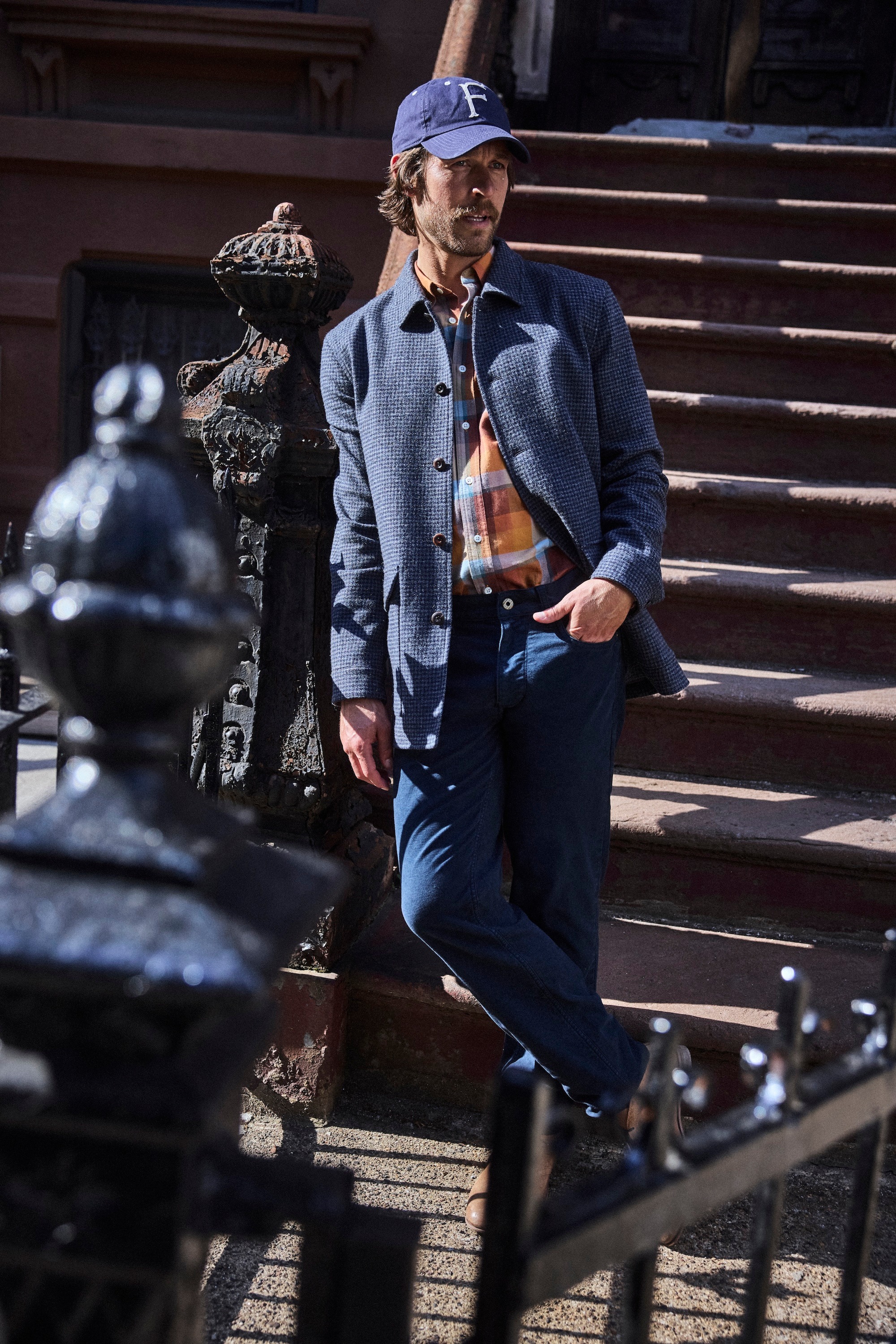 Model wears the Bennet Coat