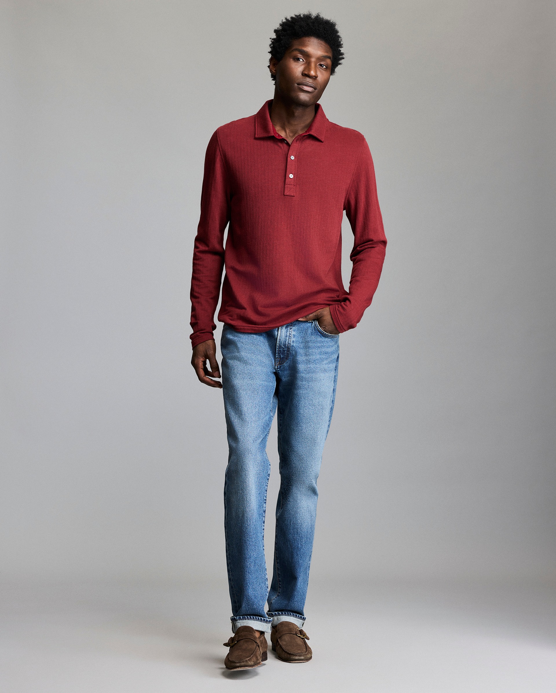 Model shows the fit of the polo