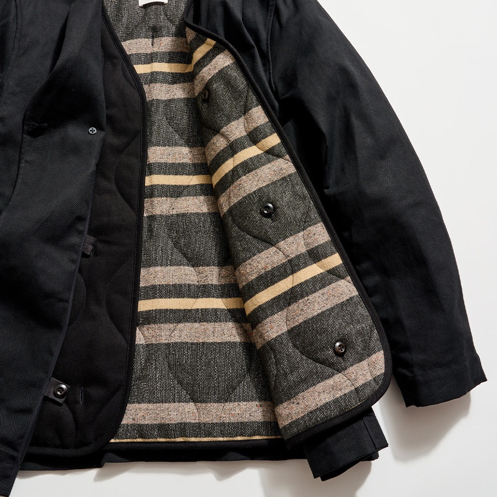 Interior of coat.