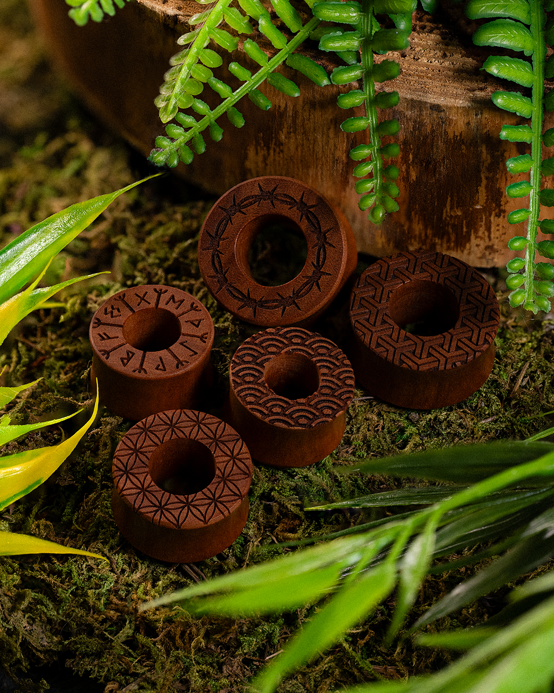 Ebony Wood Tunnels - Custom Plugs, Ear Plugs, Gauges, Stretched Ears