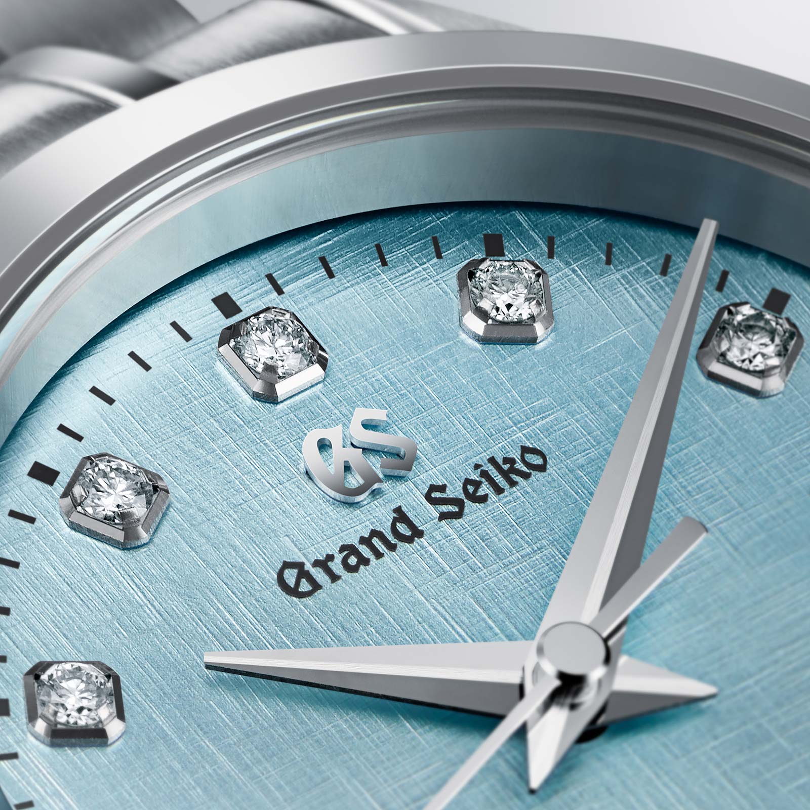 Grand Seiko STGK023 blue dial ladies watch. 