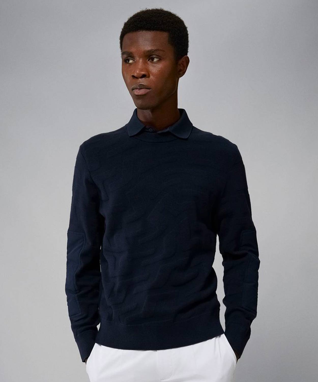 Men’s Swirl Knitted Sweater