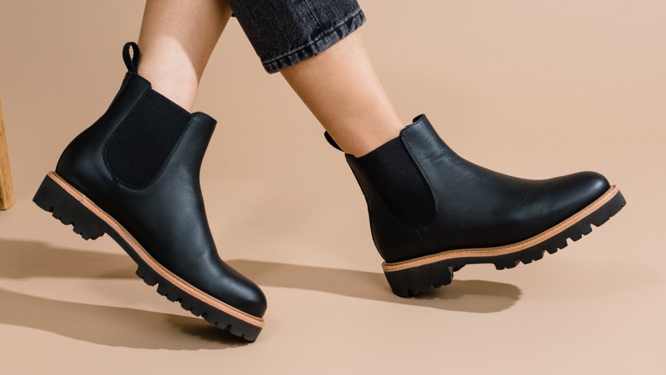 Nisolo Go-To Lug Chelsea Boot 2.0 Black