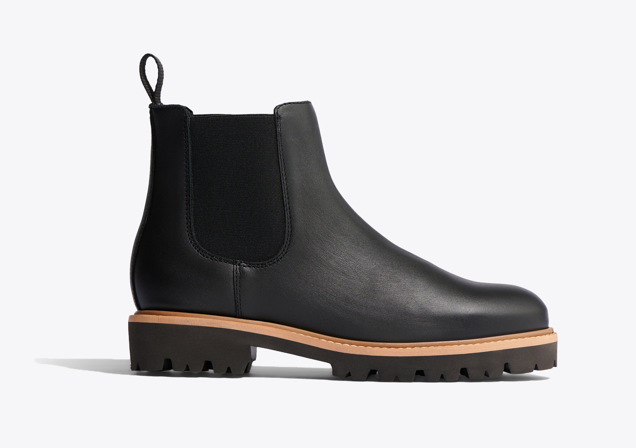 Nisolo Go-To Lug Chelsea Boot 2.0 Black - Every Nisolo product is built on the foundation of comfort, function, and design. 