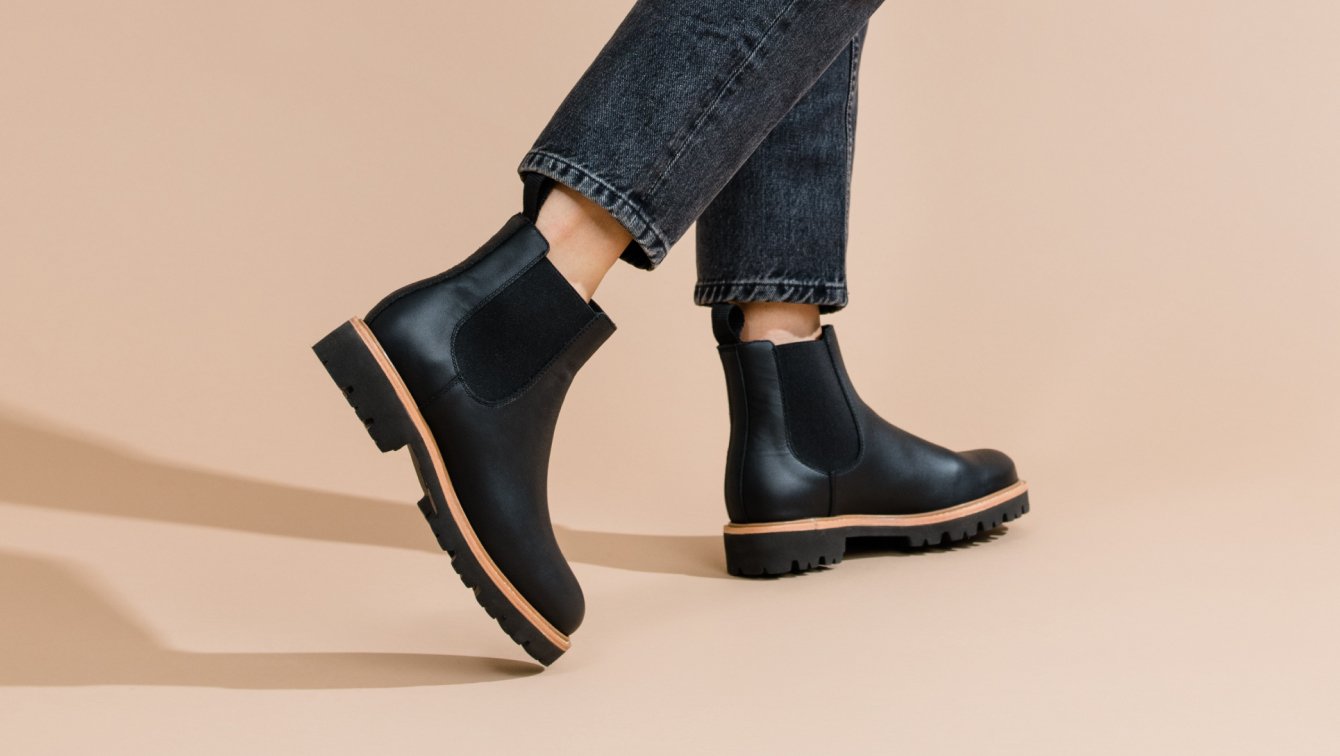 Nisolo Go-To Lug Chelsea Boot 2.0 Black