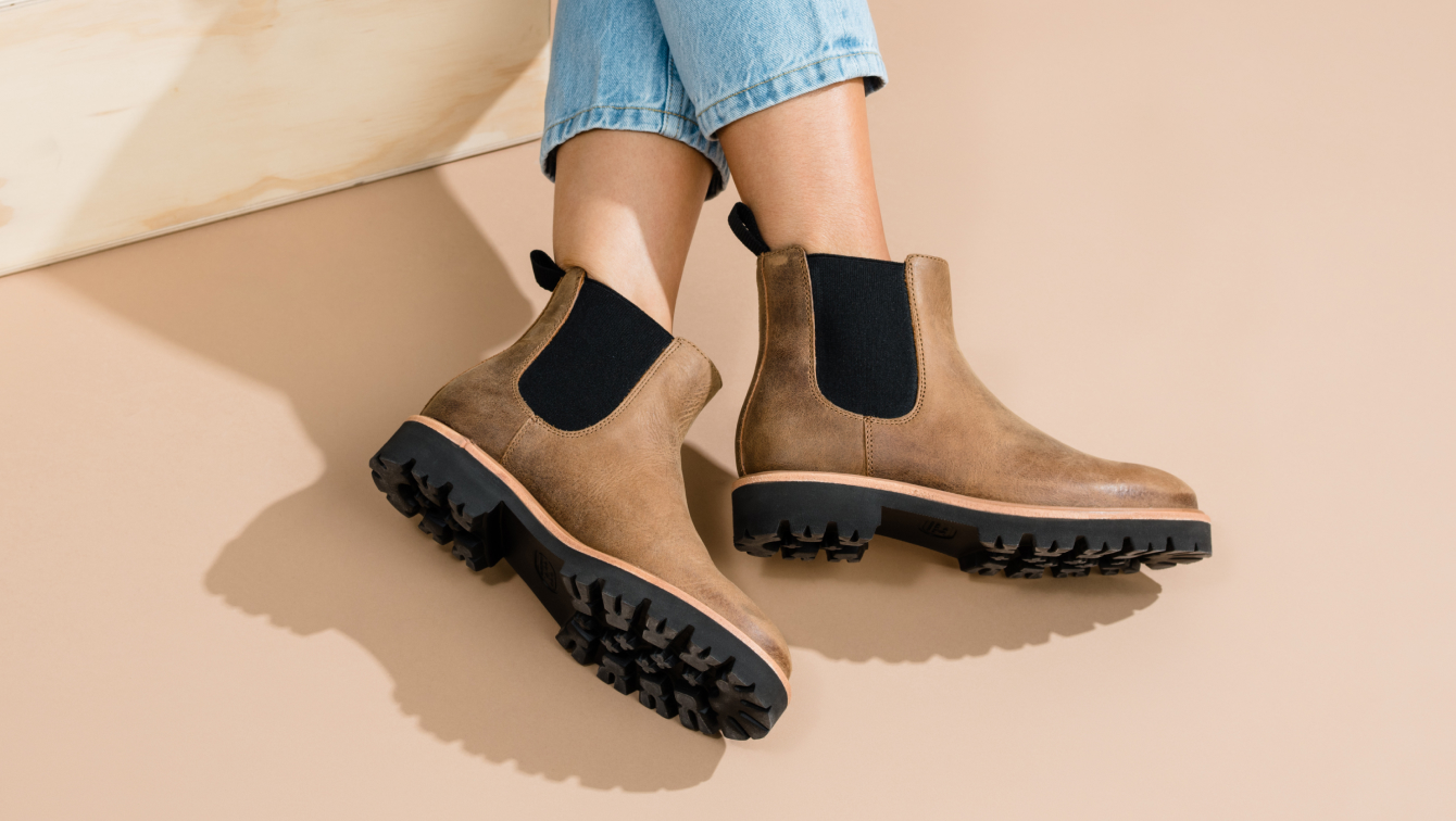 Nisolo Go-To Lug Chelsea Boot 2.0 Tobacco