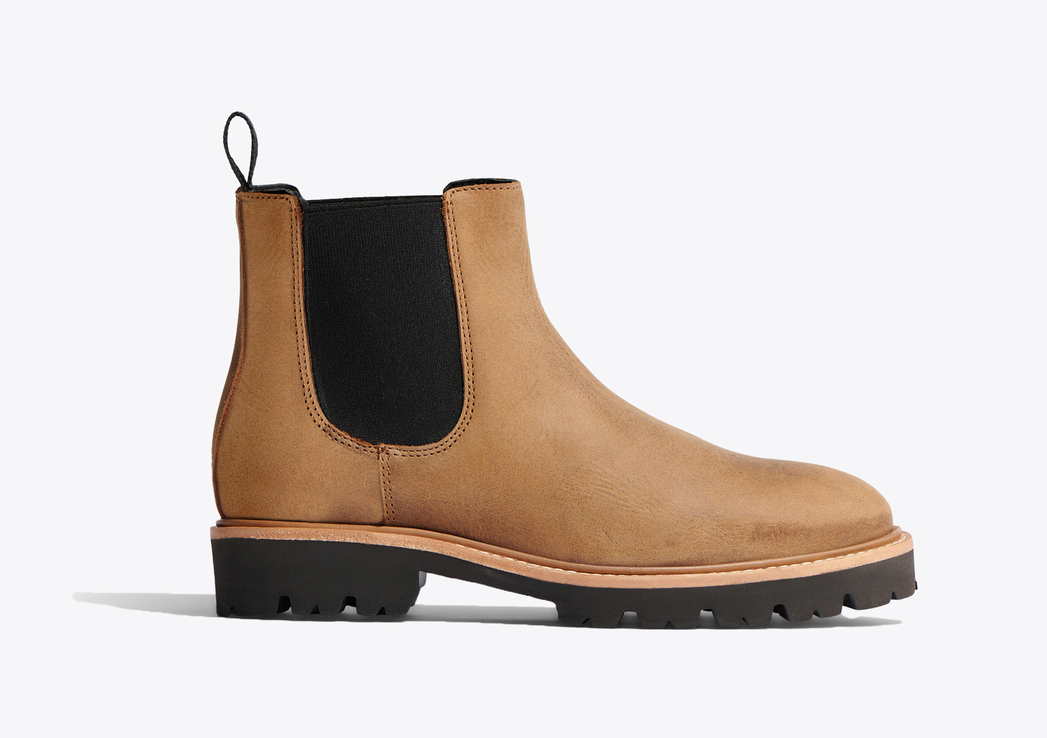 Nisolo Go-To Lug Chelsea Boot 2.0 Tobacco - Every Nisolo product is built on the foundation of comfort, function, and design. 