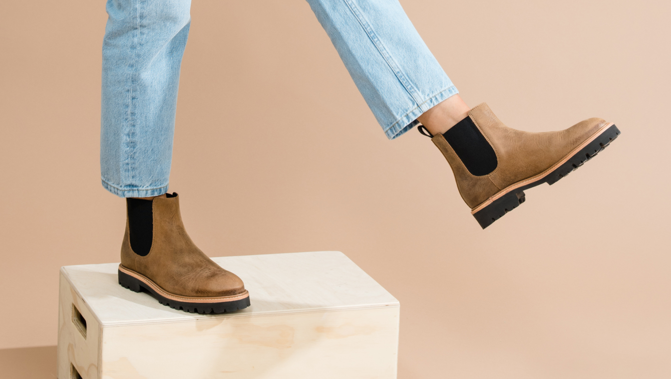 Nisolo Go-To Lug Chelsea Boot 2.0 Tobacco