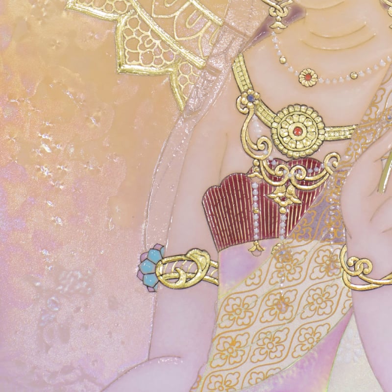 陶彩画 「観世音菩薩」 – 草場一壽工房 Museum Shop