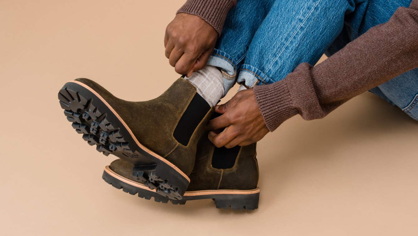 Nisolo Go-To Chelsea Boot 2.0 Waxed Brown